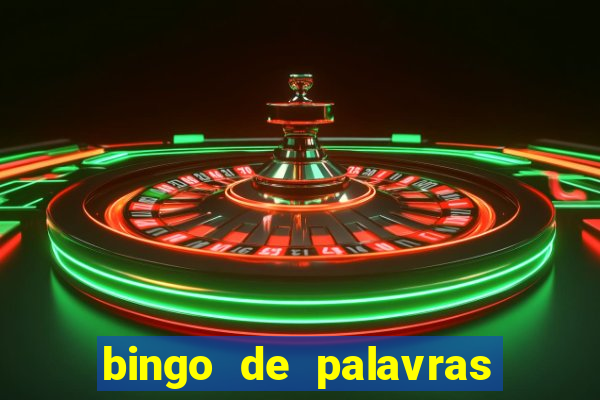 bingo de palavras de natal